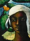 Johannes Meintjes, Xhosa Boy with Prickly Pear (JM 361), 1951, oil on board