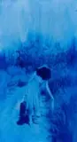 Ruby Swinney, Moon Country, 2023, oil on silk