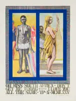 Tom Phillips, Oh Miss South Africa Don't Get Me Wrong... I Love You All the Same, 1975, digital print on paper