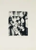 Jean Powell, Portrait of Battiss, 1989, screenprint on paper