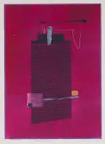 Zolile Phetshane, Umkhonyovu (Mkhovu) [Zombi], 2004, colour monotype on paper