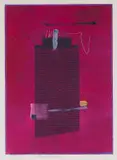 Zolile Phetshane, Umkhonyovu (Mkhovu) [Zombi], 2004, colour monotype on paper