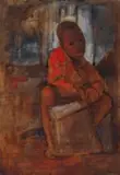 Anthony Strickland, Young Boy, oil on canvas