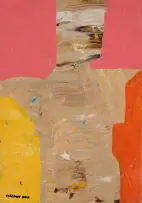 Trevor Coleman, Untitled (Abstract Figure), 2010, acrylic on board