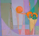 Arthur Edward Cantrell, Abstract Composition with Spheres