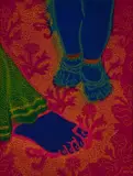 Andrew Verster, Composition with Three Blue Feet