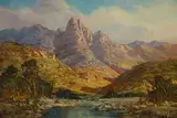 Gabriel de Jongh, Near Montagu, Cape, oil on canvas