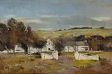 Errol Boyley, Cape Farmstead, oil on board