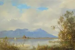 Gabriel de Jongh, Zeekooivlei, oil on canvas
