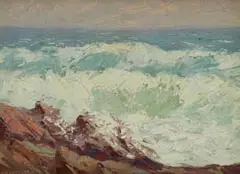 Willem Hermanus Coetzer, Seascape, 1960, oil on canvas laid down on board