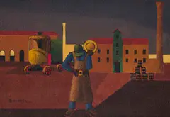 Diederick During, Loading, oil on board