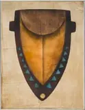 Hannes Harrs, Shield, 1978, mixed media on board