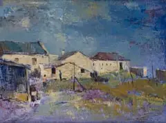 Errol Boyley, Homestead, oil on board