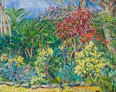 Rain Battiss, Garden, oil on canvas