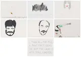 Willie Saayman, Drawings, five, pencil and chalk pastel on paper