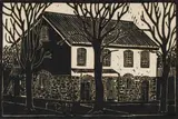 Carola Brotherton, Old Dairy, Irene Estate, 1973, linocut on paper