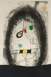 Joan Miró, L' Exile Noir (The Black Exile), 1969, etching, aquatint and carborundum on paper