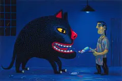 Norman Catherine, Feeding My Monster, 2003, giclée print on paper