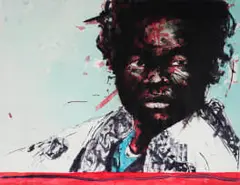Sizwe Khoza, Nombuso, 2015, colour monotype on paper