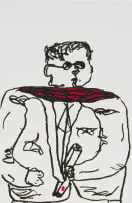 Robert Hodgins, Graduate, 2008, colour etching on paper