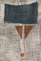 Hannes Harrs, Abstract Composition with Triangles, 2001, colour woodcut on paper