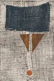Hannes Harrs, Abstract Composition with Triangles, 2001, colour woodcut on paper