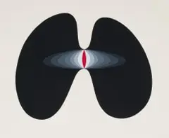 Aileen Lipkin, Abstract Form, 1975, screenprint