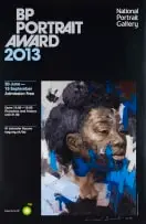 Lionel Smit, BP Portrait Award 2013, poster, 2013, digital print on paper