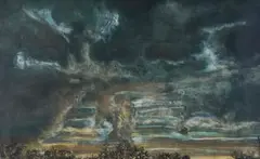 Kim Berman, Karoo Storm, 2002, monotype on paper
