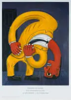 Norman Catherine, Red Rubber Neck, poster, 2006, digital print on paper
