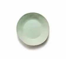 Hylton Nel, Green bowl, earthenware with green glaze and incised pattern