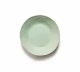 Hylton Nel, Green bowl, earthenware with green glaze and incised pattern