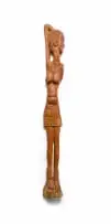 Noria Mabasa, Standing Woman, carved wood