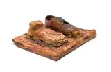 Guna Massyn, Untitled (Foot and Shoe), 1974, mixed media