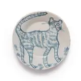 Hylton Nel, Bowl with cat motif, painted and glazed ceramic