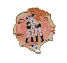 Kevin Collins, Padkos, 2024, painted and glazed stoneware