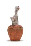 Clive Sithole, Usengagwazi (He's Still Smart), painted stoneware
