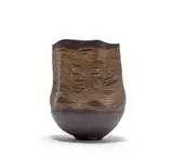 Eylene Clifford, Flow II, 2025, incised black earthenware inlay with rutile slip