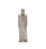 Ann Marais, Man with hands in his pockets, earthenware with oxides