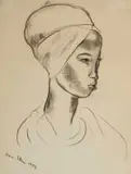 Irma Stern, Watussi Woman with Headscarf