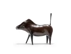 Laurence Anthony Chait, Warthog, 1996, bronze with a dark brown patina