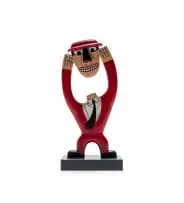 Norman Catherine, 18/022, painted wood on wooden base