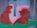 Robert Hodgins, Untitled, oil on canvas