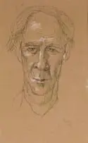 Gregoire Boonzaier, Self Portrait, 1969, charcoal and pastel on paper