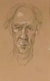 Gregoire Boonzaier, Self Portrait, 1969, charcoal and pastel on paper