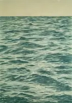 Jake Aikman, Coasting, 2021, colour woodcut on Hahnemühle bamboo paper