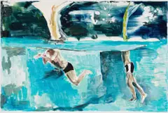 Kate Gottgens, With Heads in the Stars, 2022, monotype on paper