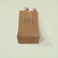 Jake Aikman, Olympia Bag, oil on canvas