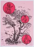 Conrad Botes, Untitled (Tree of Knowledge), 2004, screenprint on paper
