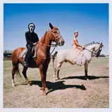 Mikhael Subotzky, Contestants in the Fancy Dress Competition at the Beaufort West Agricultural Show, Beaufort West, South Africa, 2006, Beaufort West Series